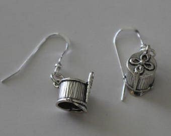 Sterling Silver MAJORETTE HAT Earrings - Marching Band