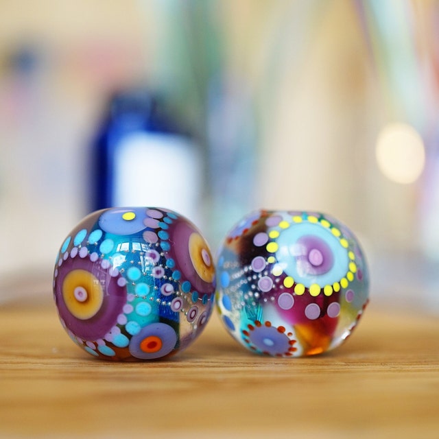 Hand Blown Glass Jewelry Handgeblasener by melaniemoertel on Etsy