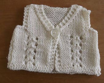 teddy bear waistcoat knitting pattern