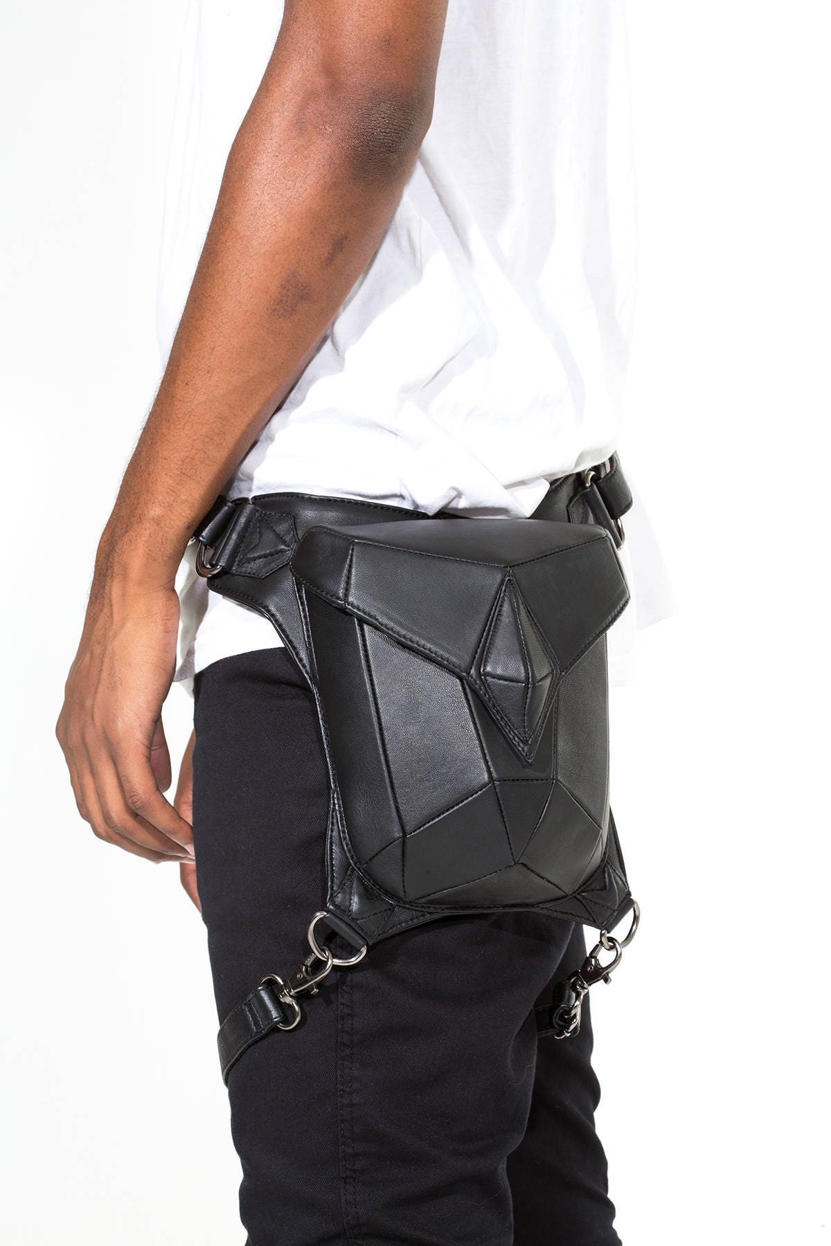 leather hip holster bag