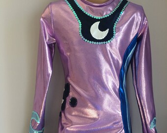 My Little Pony LUNA Inspired UNITARD. Princess Luna Costume. Performance Costume. Princess Luna Halloween Costume. Size 2t-Girls 10