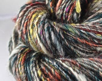 Handspun Art Yarn Gently Textured Fleecespun Single Sheeping Beauties 'Cottage Life'