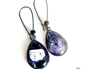 Stud Earrings * Poline baroque * water drops