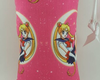 Padded Bag, Pipe Bag, Pipe Pouch, Pipe Cozy, Sailor Moon, Anime, Cartoon, Girly, Cannabis, Girly Glass, Print, Cover, Case, Protective