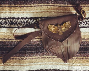 Move West Concho Fringe Belt Bag