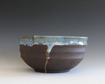 Handmade Ceramic Bowl, pottery bowl, hand thrown stoneware bowl, ceramic serving bowl