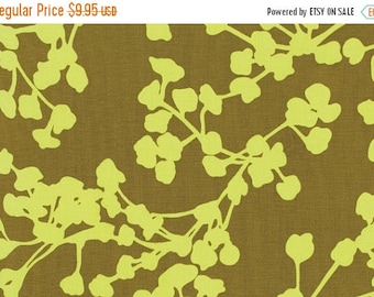 10% OFF SALE - Amy Butler BELLE - Coriander in Olive Ab112 - Rowan Westminster Fabric - 1 Yard