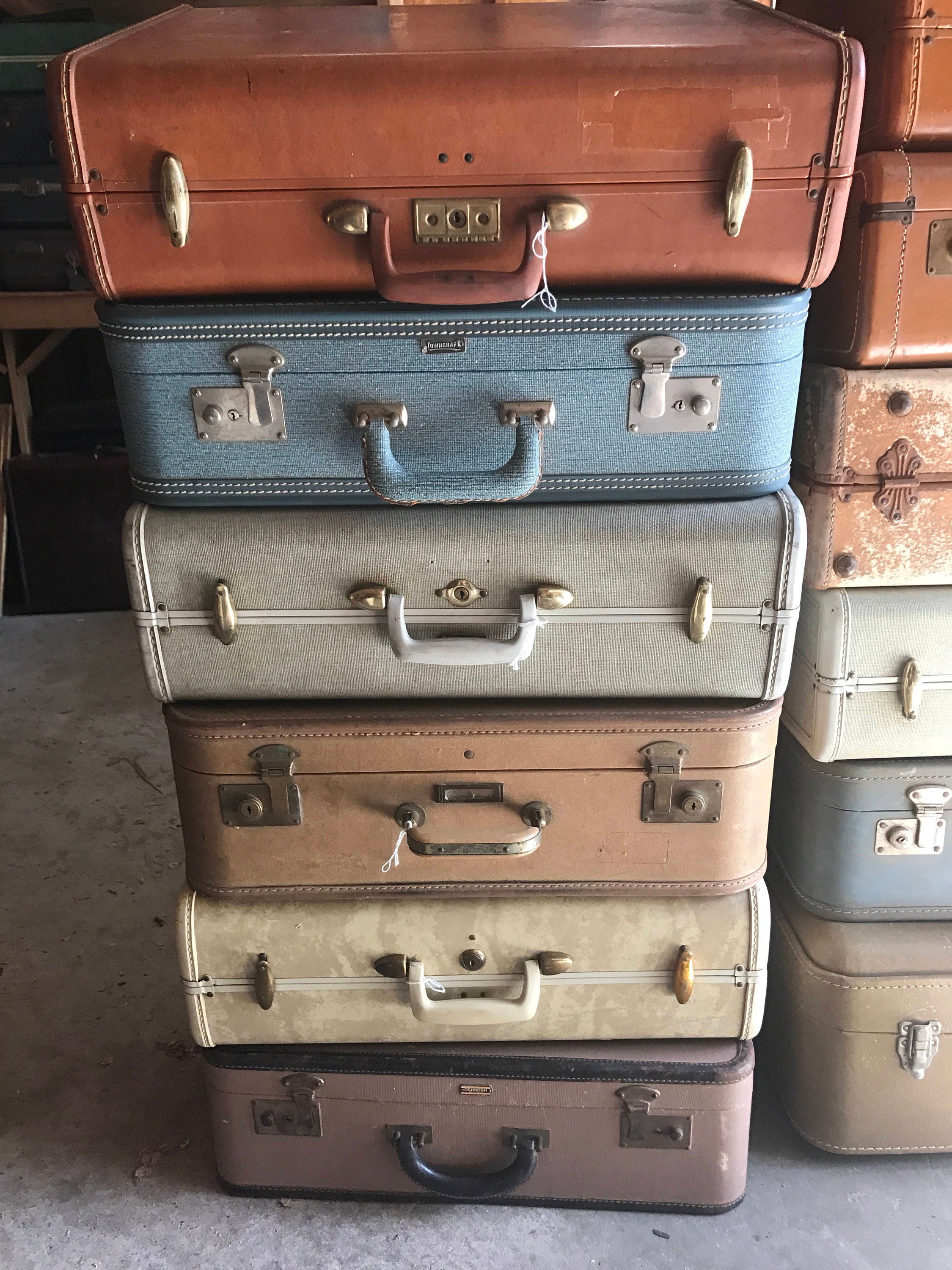 Vintage Suitcase Shelves / Suitcase Shelf Small / Display