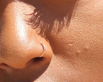 Small Nose Ring-Nose Ring-Silver Nose Ring-Body Jewelry-Tiny Nose Ring-Nose Stud-Cartilage Hoop-Septum Ring-Cartilage Earring-Nose Piercing