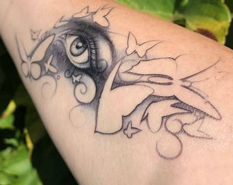 fairy wings tattoo etsy fairy wings tattoo etsy