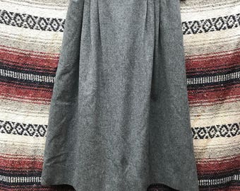 Vintage Pendleton Wool Skirt in Grey