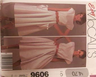 McCalls Vintage Out of Print Discontinued Sewing Pattern 9096