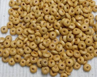 Shape: Rondelle 3x6mm ref wooden spacer beads: PB001FR