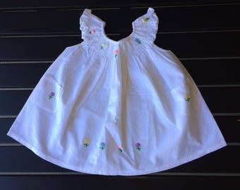 Girl's embroidered 0-1T dresses