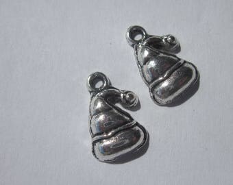 4 metal Christmas figurine charms (6172)