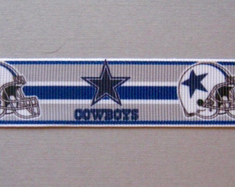DALLAS COWBOYS 1.5" Grosgrain Logo Ribbon - 3-Yard Length