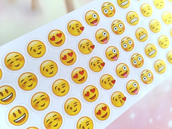 3 sheets cute face sticker whatsapp facial expression funny