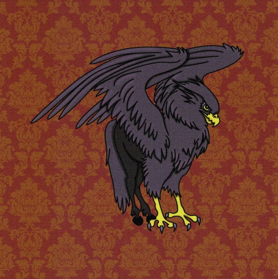 Buckbeak: Harry Potter Fabric Print