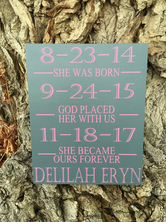 PERSONALIZED Adoption Gift for Girls Adoption Gifts for Kids