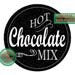 Hot Chocolate Mix Mason Jar Label Printable Sheet Small