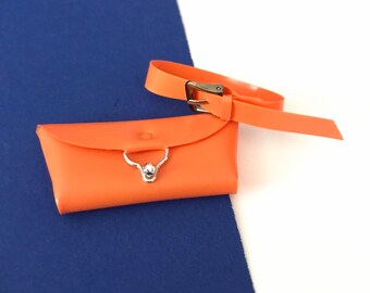 Vintage Barbie Fashion Pak Orange Belt and Clutch Purse