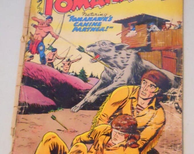 Vintage Tomahawk Comic Book No. 50 Aug. 1957 Featuring Tomahawk's Canine Partner, DC Comics