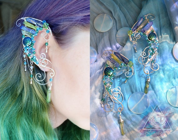 Ear cuffs Mermaid Mermaid ears elvish earcuff