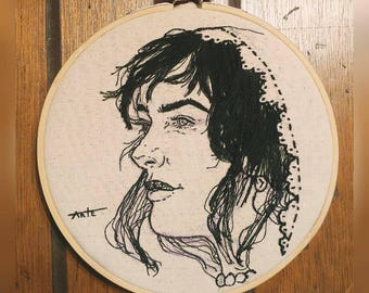 Hand Embroidered Portrait Deposit