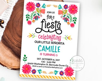 Fiesta Invitation, Mexican Party Theme, Mexican Fiesta Birthday,Instant Download Invite, Mexican Party, Fiesta Party Invite, 2nd Birthday