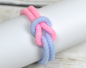 blue pink bracelet girlfriend gift for sister gifts|for|her birthday dainty bracelet celtic knot bracelet holiday gift for wife bead rope