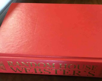 Vintage "Random House Webster's College Dictionary" - Random House, New York - Second Edition, 1997