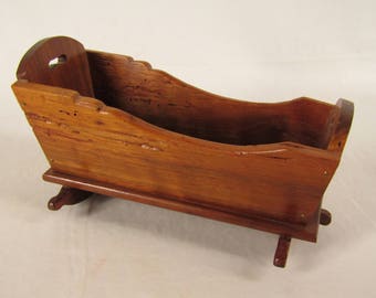 Adorable little baby doll handmade cradle