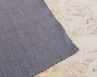 Linen Fabric- Charcoal Grey- Grey Fabric- Grey Linen Fabric- Dark grey- Plain Fabric- Curtain Fabric- Dressmaker linen- Fabric per metre