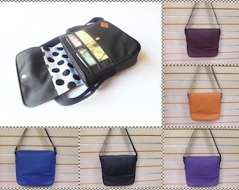 JW Ministry Bag-Faux Leather. Women's Ministry bag/Magazine holder/Tract holder/Messenger bag/Adjustable strap/Service bag