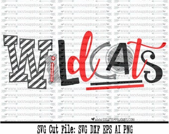 Wildcats SVG, Cut file, Cheer svg, School spirit, socuteappliques, SvG Sayings, football svg, football sister svg, football mom svg