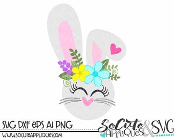 Download Bunny head svg | Etsy