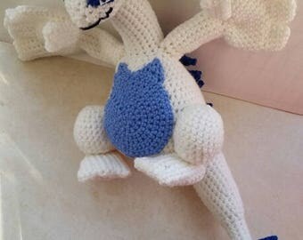 Lugia, Pokemon Plush, Lugia Plush, Lugia Pokemon, Lugia Gift, Crochet Lugia, Crochet Pokemon, Pokemon Gifts, Pokemon, Pokemon Inspired Lugia
