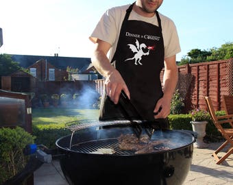 Game of Thrones Apron, Dinner is Coming, Game of Thrones Gift, Gift for Him, GOT