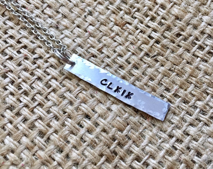 Custom Numeral Necklace, Roman Numeral Necklace, Custom Year Necklace, Birth Year Necklace, Custom Date Necklace, Gifts for Mom