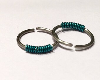 Nipple ring, Nipple piercing, Nipple jewelrye minimalist, 18 Gauge