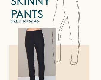 SOS Knit Pants PDF Sewing Patterns for Pirates Straight