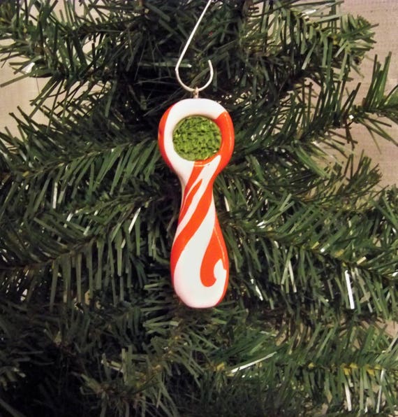 Weed Pipe Christmas Ornament Stoner Christmas Cannabis