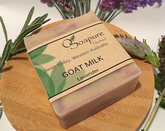Goat Milk and Lavender Cold Process Handmade Soap
