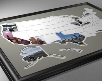 50 States Photo Map - USA