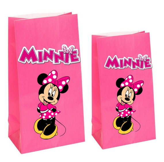 Minnie mouse Party Favor gift Bags Minnie mouse birthday