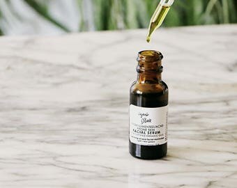 Hyperpigmented/Acne-Prone Skin Facial Serum / ORGANIC / cleansing oil & moisturizer / ALL skin types welcome / 1/2 oz.