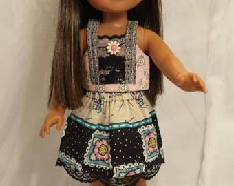 14.5 inch doll clothes/14 inch doll clothes/Wellie Wisher/American Girl doll clothes/Doll accessories