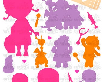 Doc Mcstuffins silhouette - Doc Mcstuffins Svg File - Doc McStuffins Cliparts - Disney Silhouettes - Cutting Machine – svg eps dxf png jpg