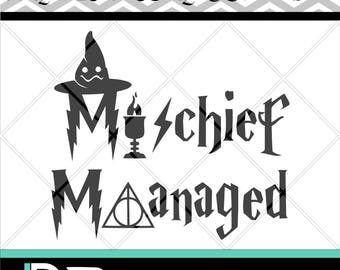 Mischief managed svg | Etsy