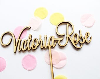 Laser Cut Name Sign, Name Cake Topper, Custom Name Cake Topper, Custom Name On Wood, Personalized Name Sign, Personalized Name Cake Topper